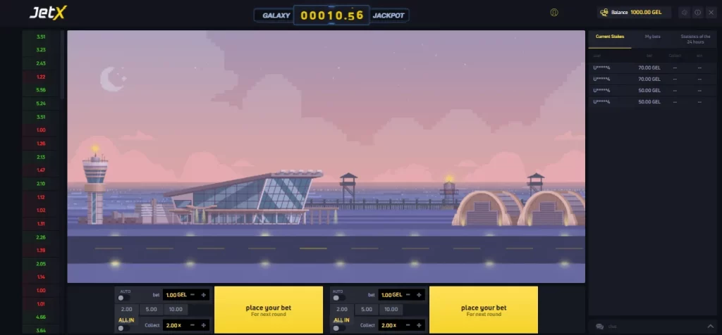 Главные особенности игры JetX Casino